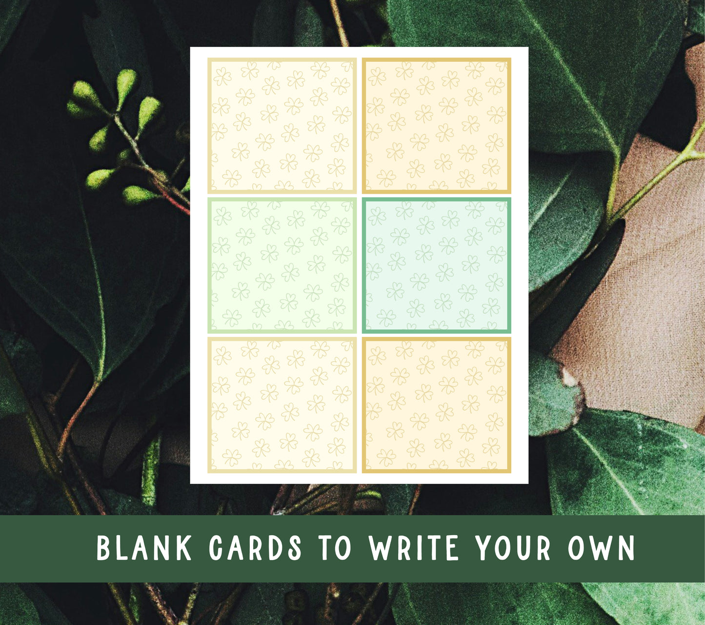 St. Patrick's Day Scavenger Hunt Printable Cards