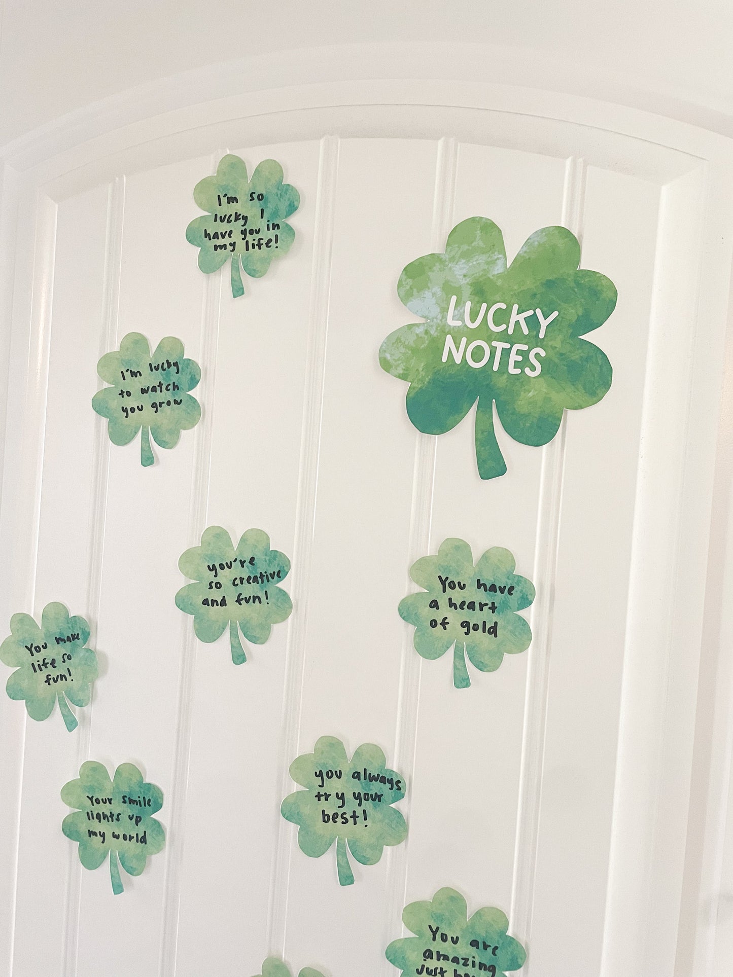 Lucky Notes – Printable St. Patrick’s Day Door Surprise
