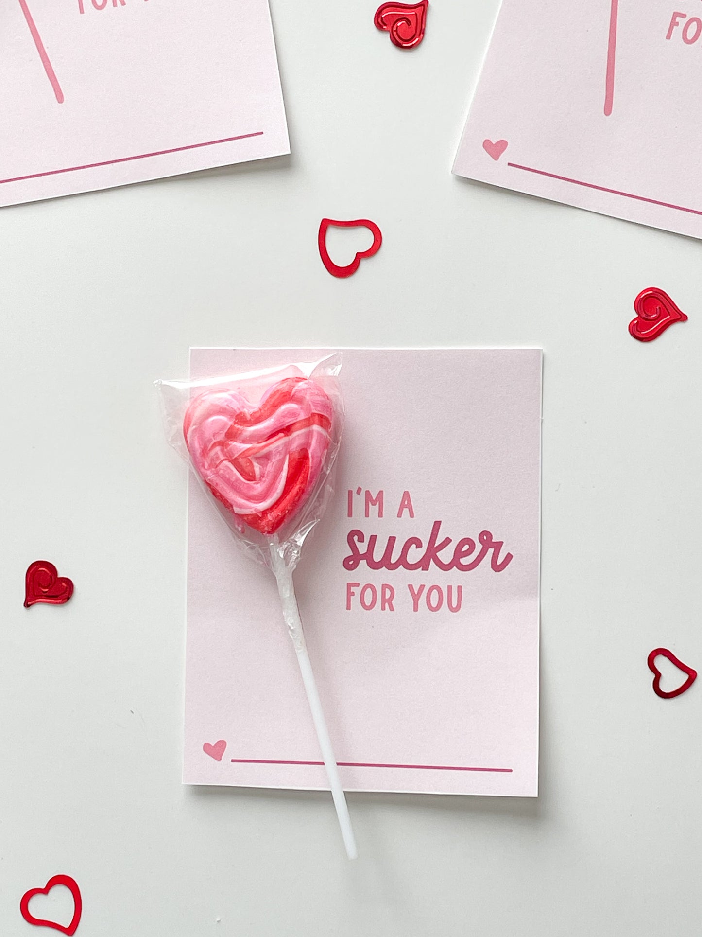 I'm a sucker for you valentine — Printable Valentines