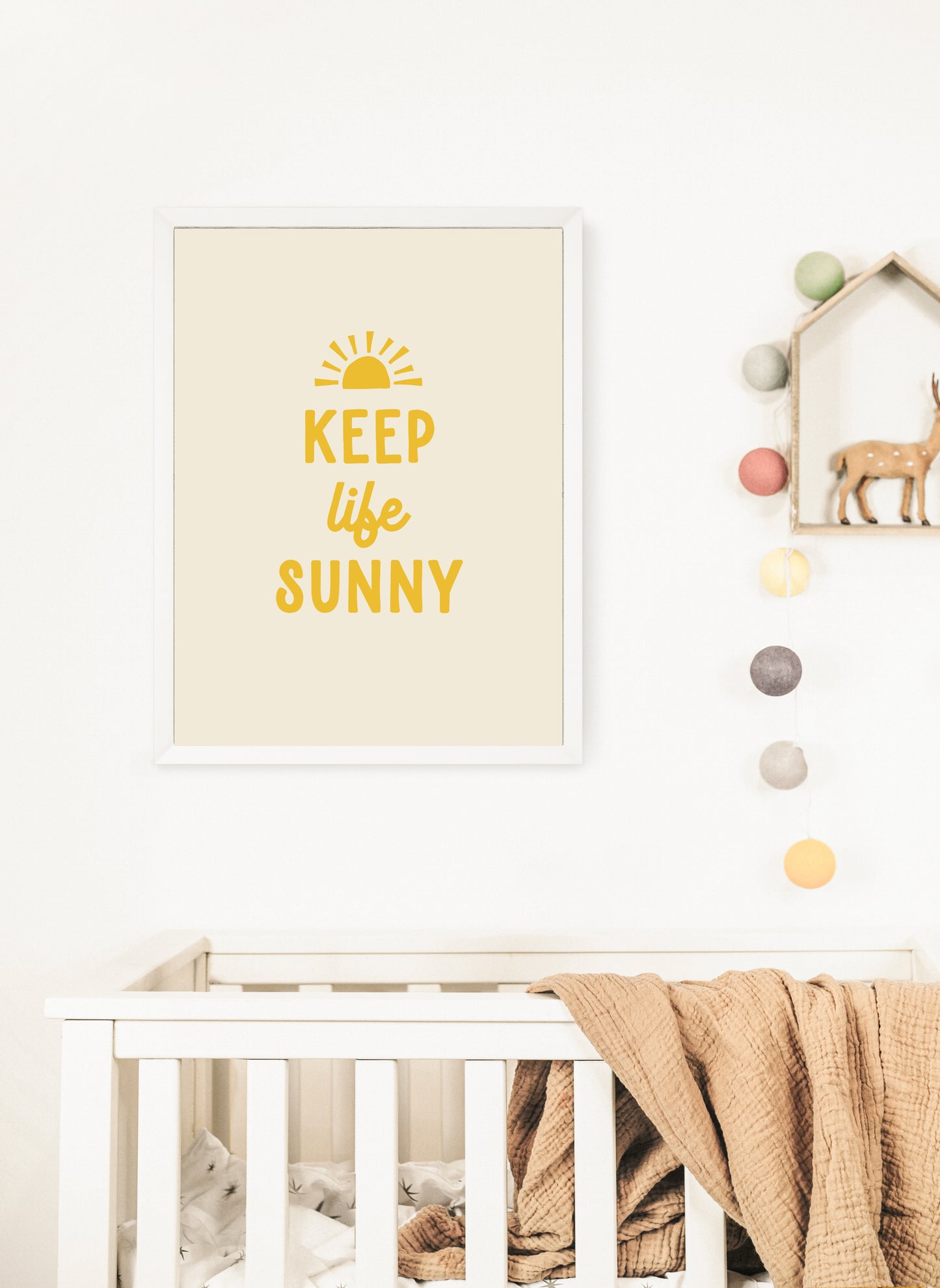 Keep Life Sunny Quote Print