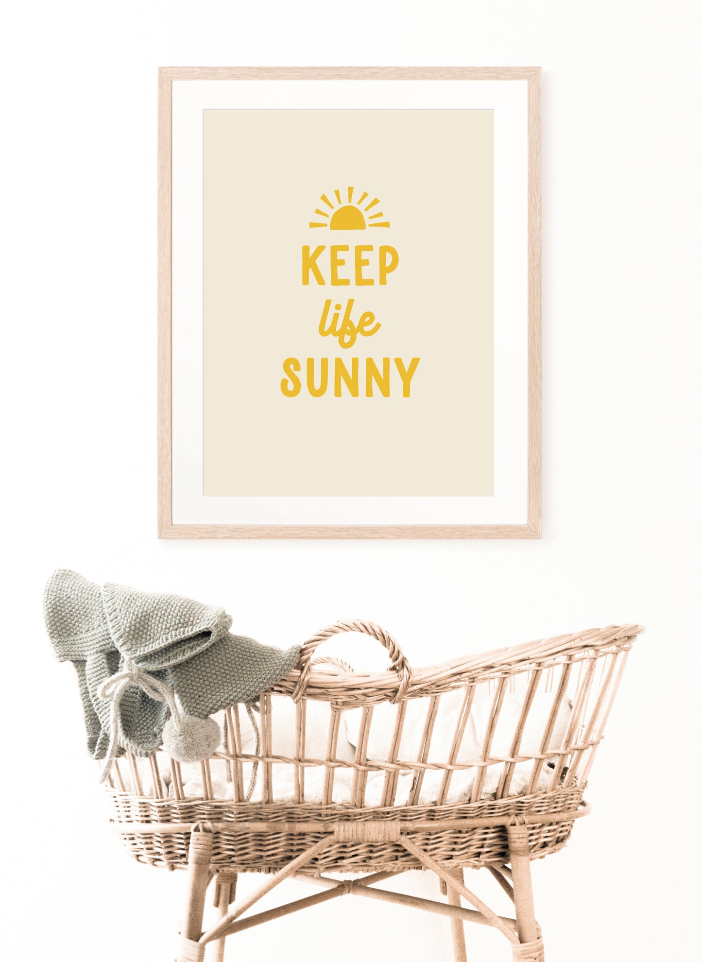 Keep Life Sunny Quote Print