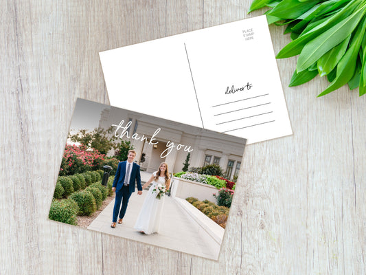 Thank You Postcard Template