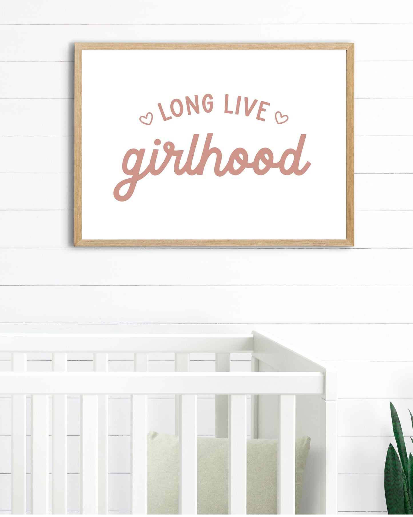 Long Live Girlhood Pink & White