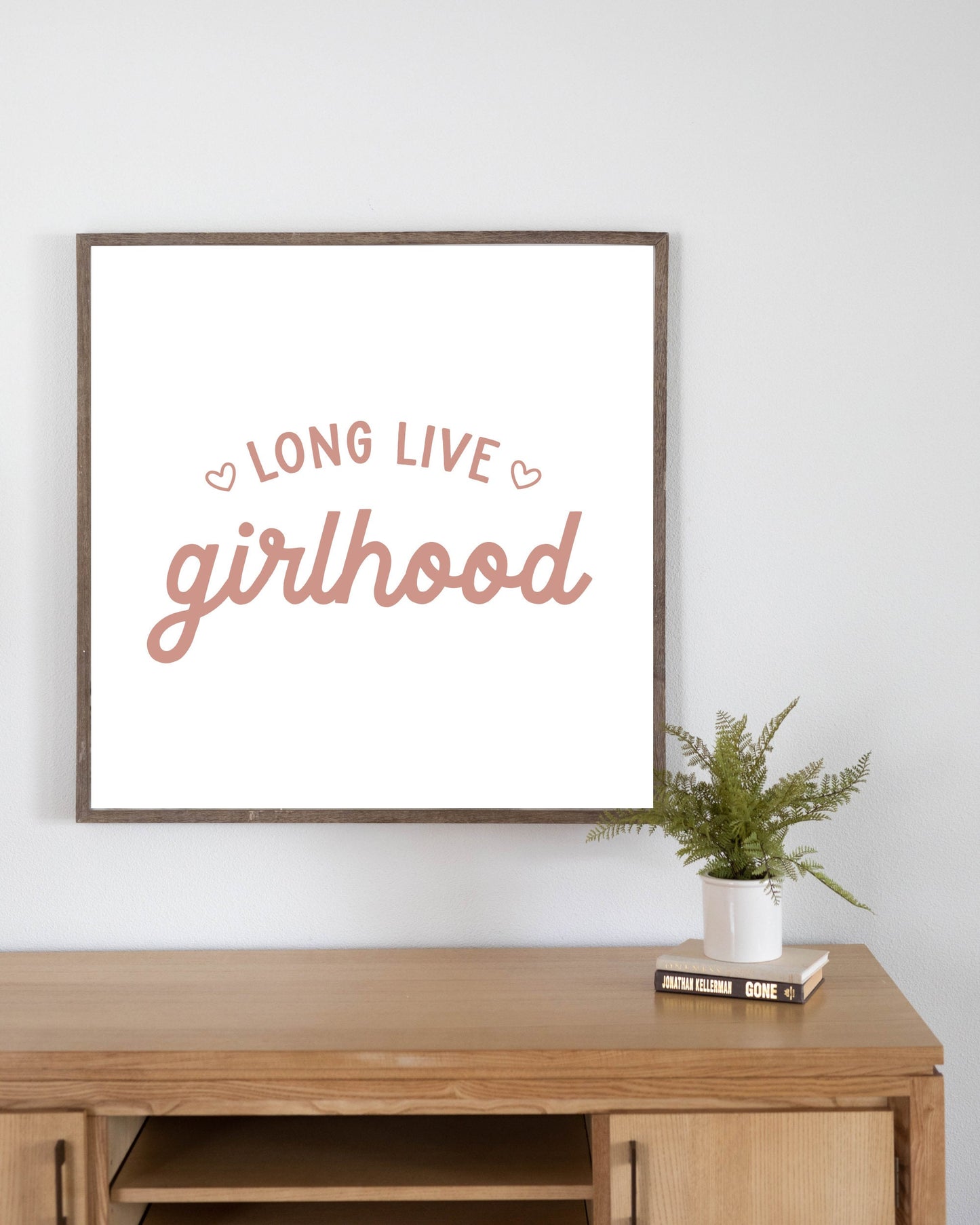 Long Live Girlhood Pink & White