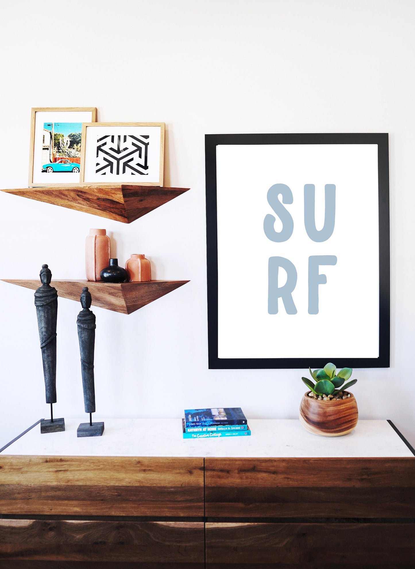 Surf Typography Print
