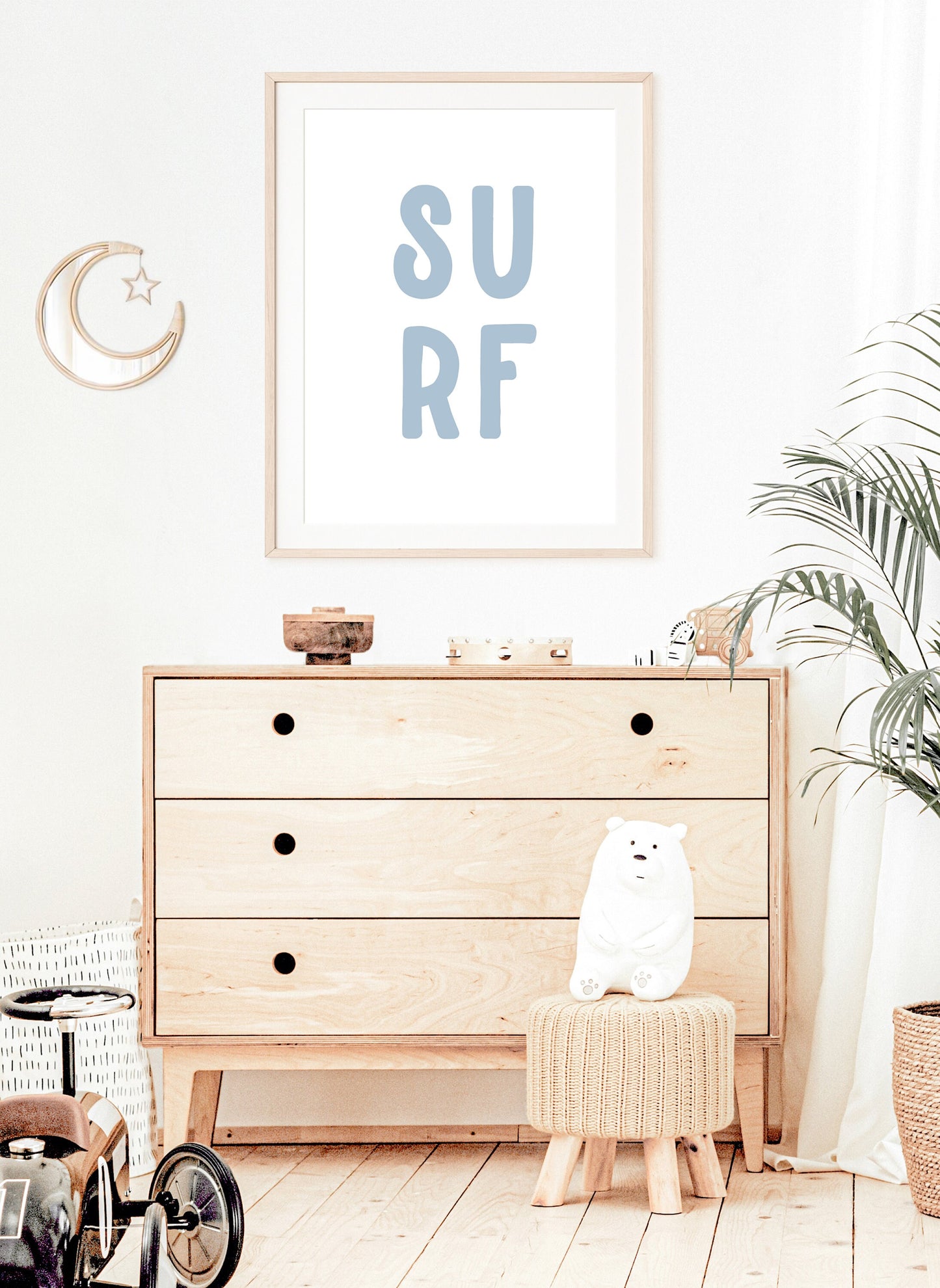Surf Typography Print