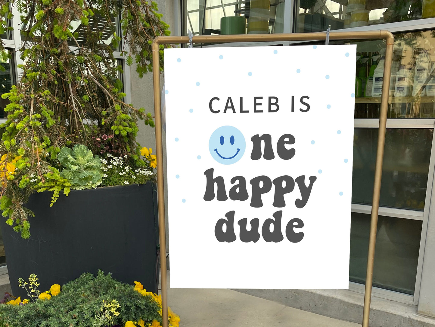 One Happy Dude blue birthday printable bundle
