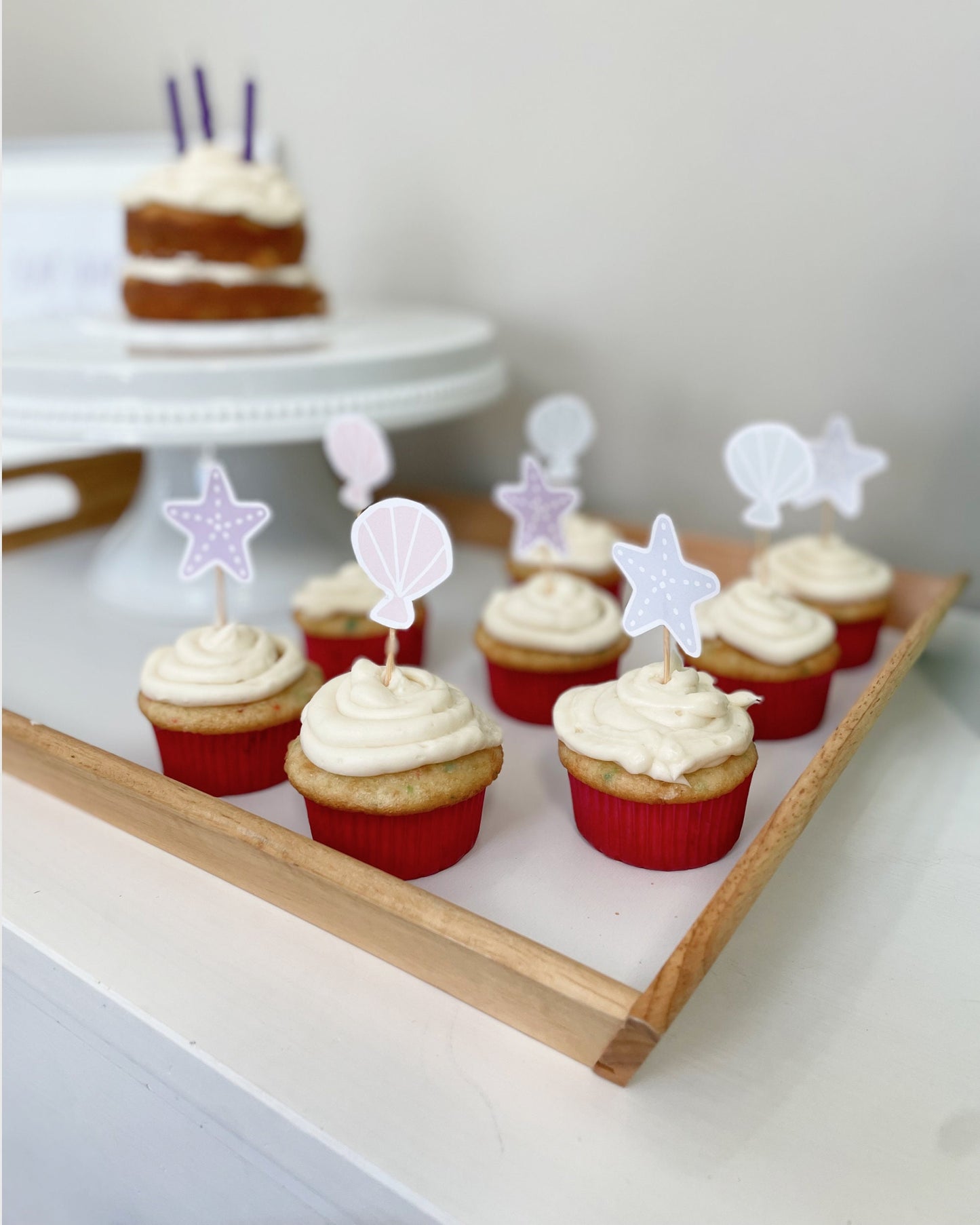 Under the Sea Printable Cupcake Toppers