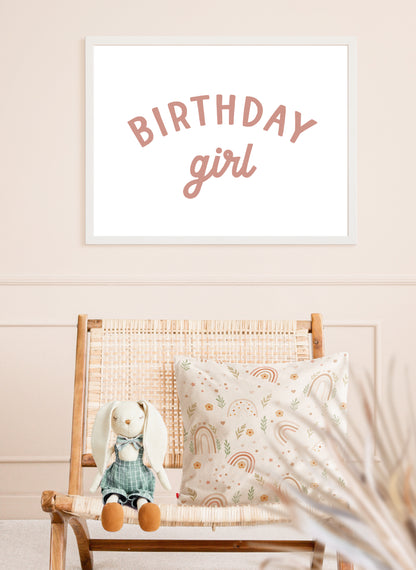 Birthday Girl Print