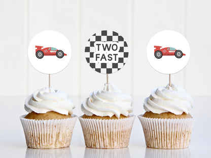 Two Fast Printable Birthday Party Bundle