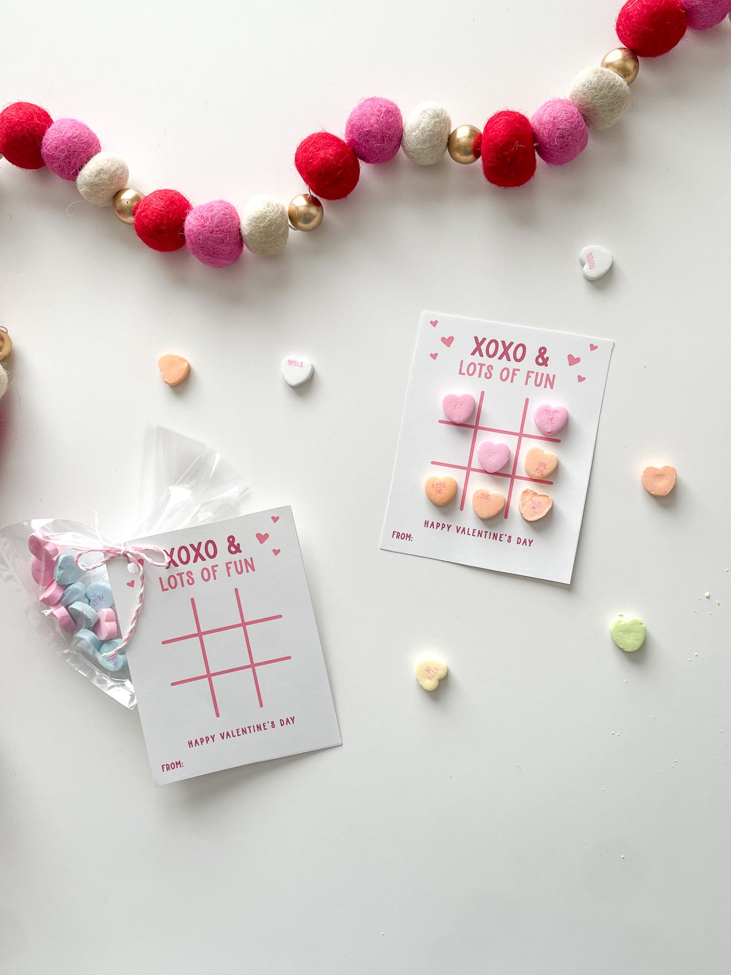 Tic Tac Toe Valentine — Printable Valentines