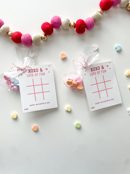 Tic Tac Toe Valentine — Printable Valentines