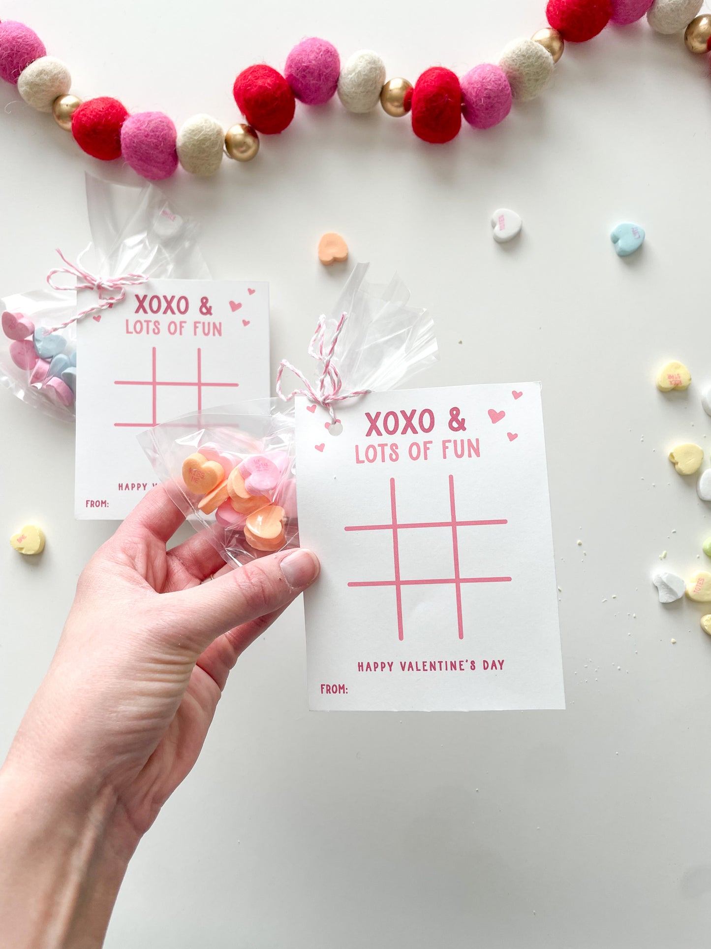 Tic Tac Toe Valentine — Printable Valentines