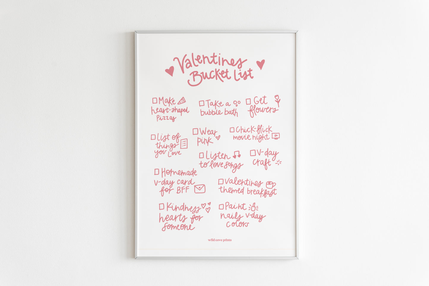 Printable Valentine's Bucket List