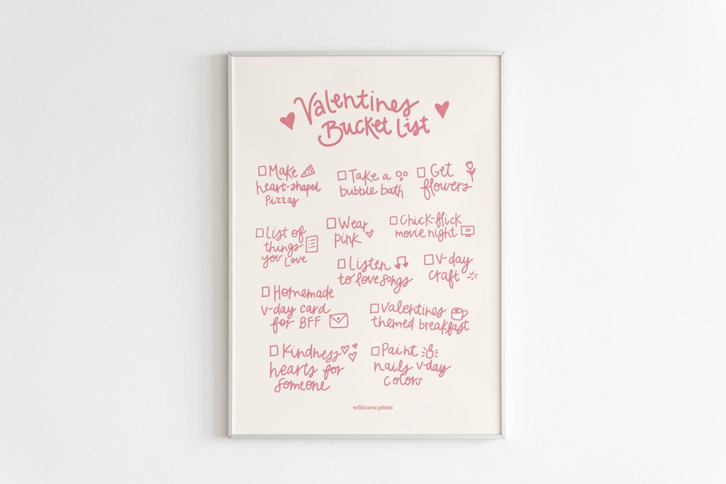 Printable Valentine's Bucket List