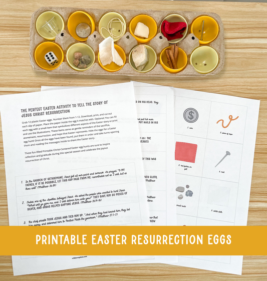 Easter Printable Resurrection Eggs