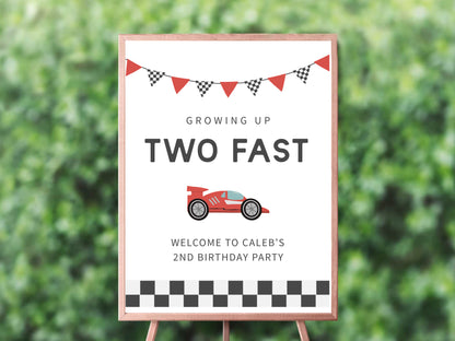 Two Fast Printable Birthday Party Bundle