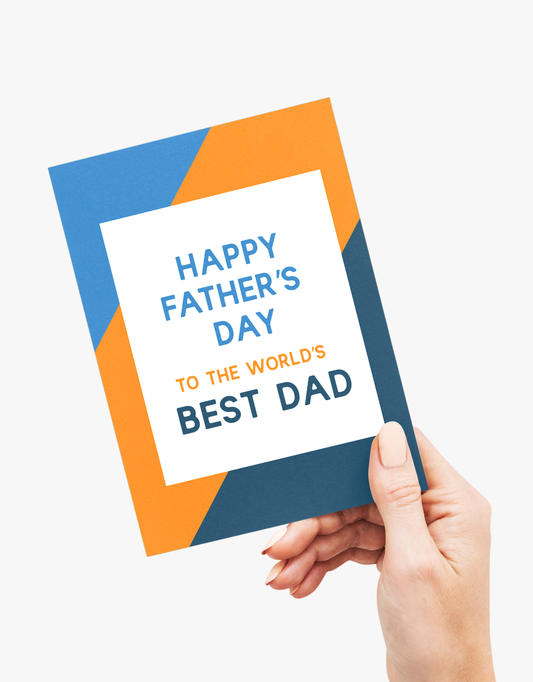 Free Happy Fathers day to the Best Dad Card