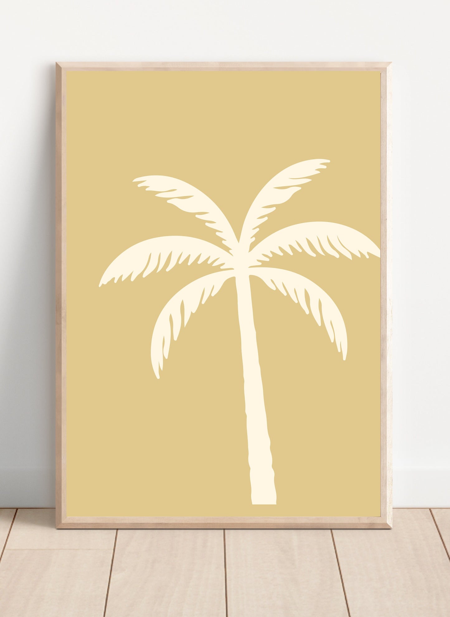 Palm Tree Beach Print