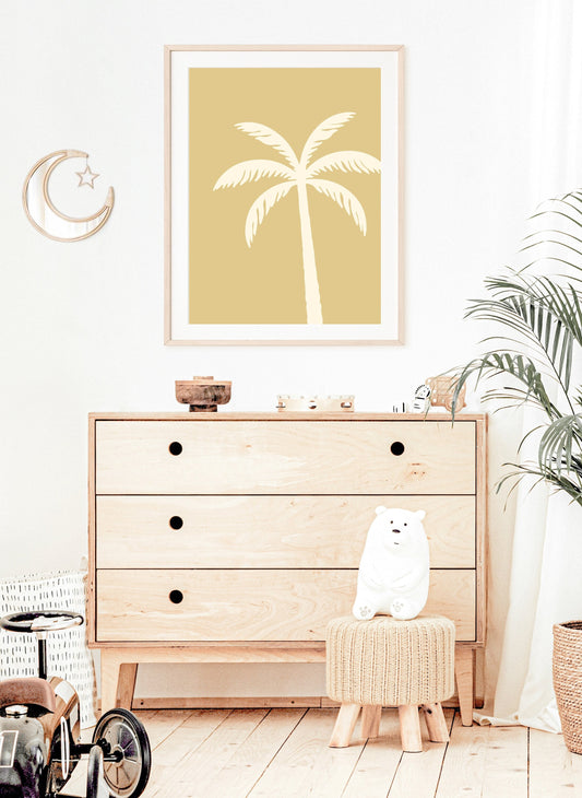 Palm Tree Beach Print
