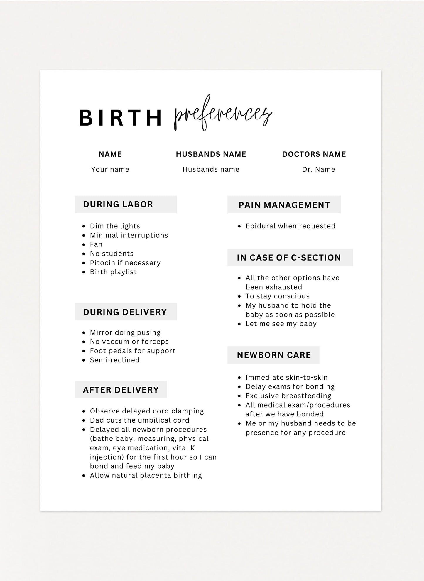 printable-birth-plan-template-wild-cove-prints for Printable Birth Plan Template Free Pdf Printable Birth Plan Template – Wild cove prints for Printable Birth Plan Template Free Pdf