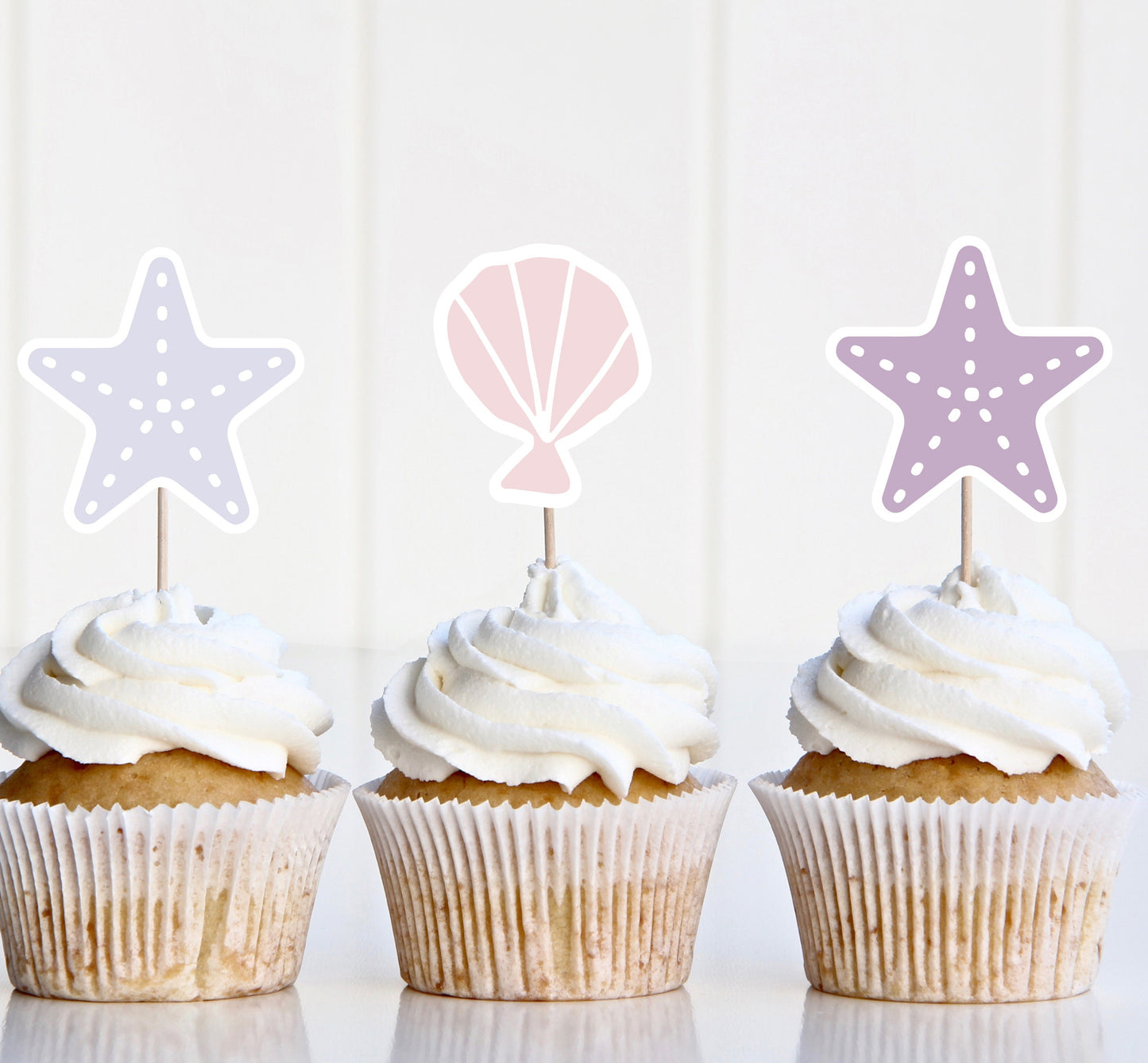 Under the Sea Printable Cupcake Toppers