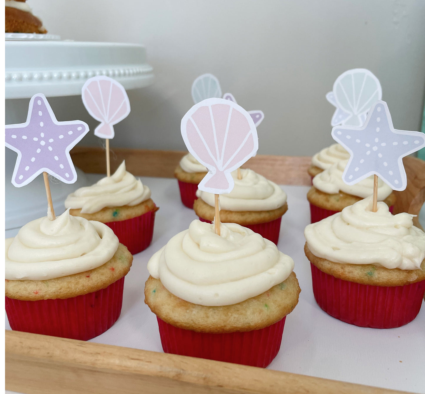 Under the Sea Printable Cupcake Toppers